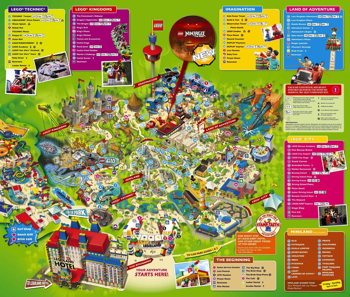 mapa legoland malajsie