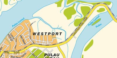 Kluang, malajsie mapě