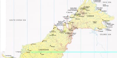 Mapa labuan malajsie