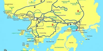 Mapa malajsie a langkawi