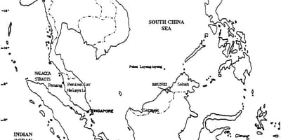 Mapa malajsie mapa