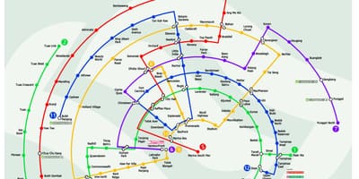 Mrt-line mapa malajsie